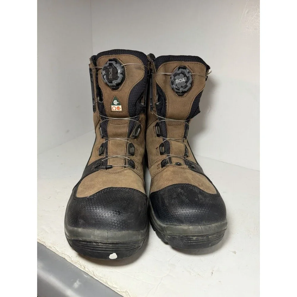 RED WING TRADESMAN Boots Mens Sz 13 Brown Waterproof 8
